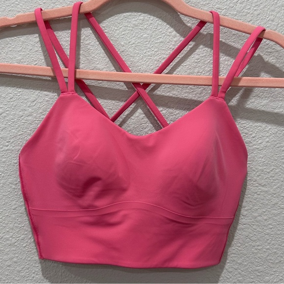 NWT Lululemon Like a Cloud Bra Long Line Pink Guava Sz 6 B/C Cup - Picture 11 of 12
